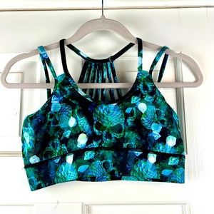 Constantly Varied Gear mermaid Skull sports bra, size medium